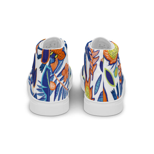 Women’s high top canvas shoes