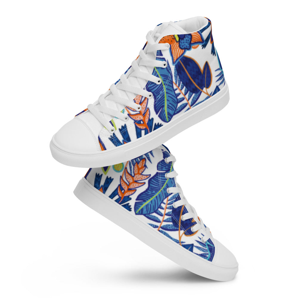 Women’s high top canvas shoes