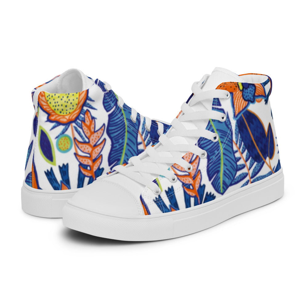 Women’s high top canvas shoes