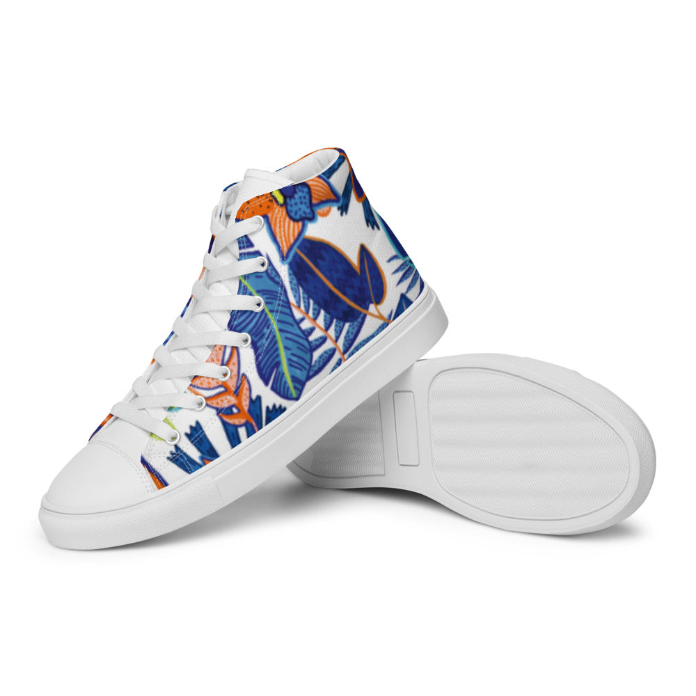 Women’s high top canvas shoes