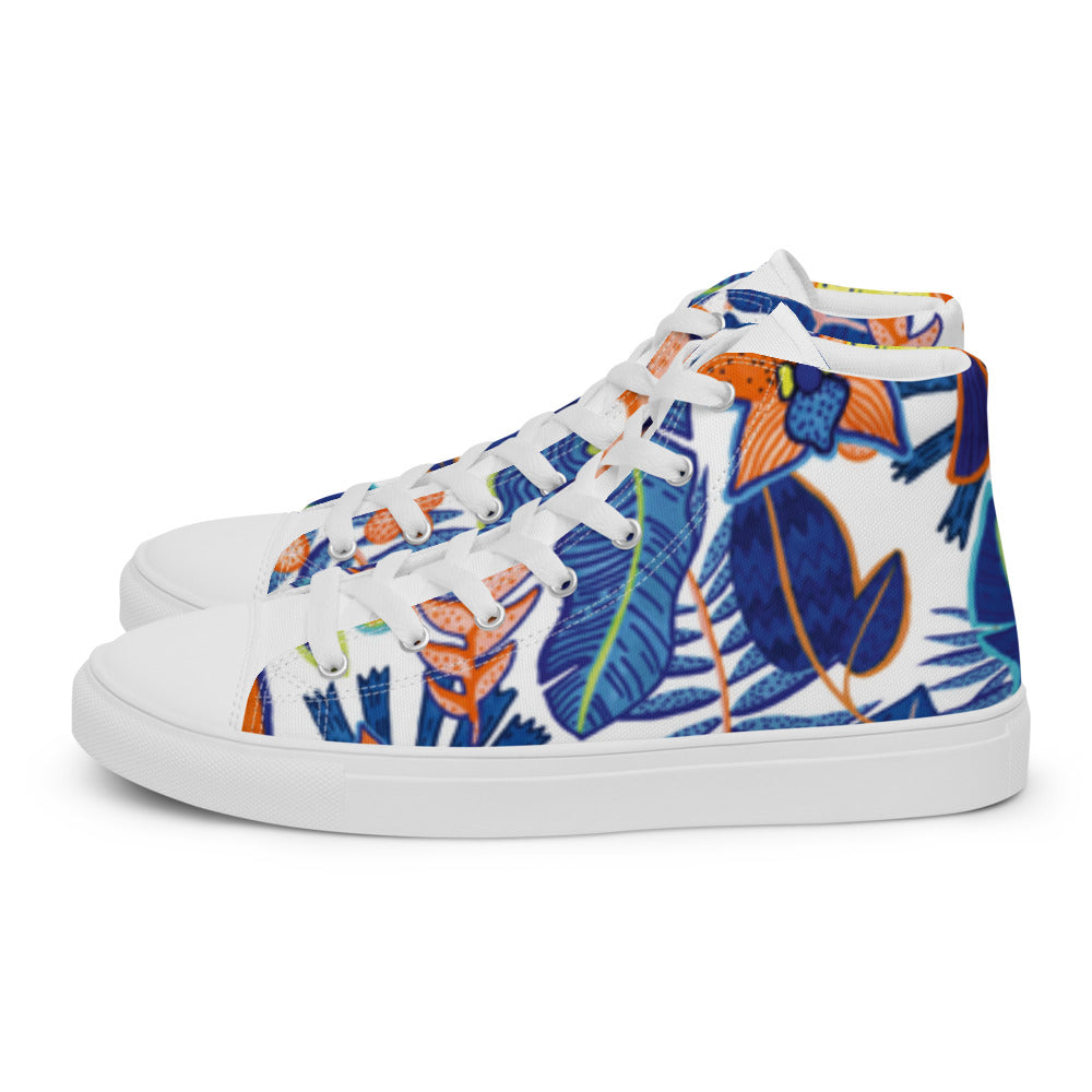 Women’s high top canvas shoes