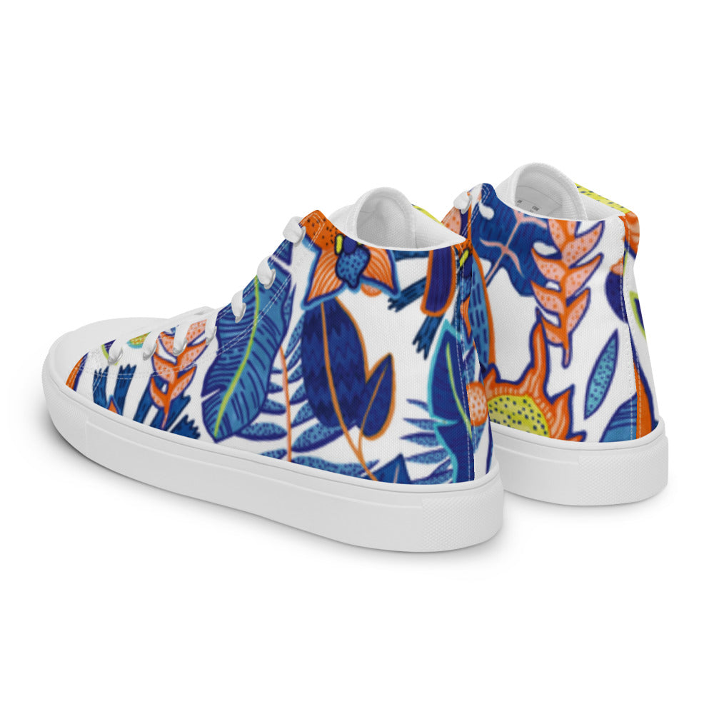 Women’s high top canvas shoes
