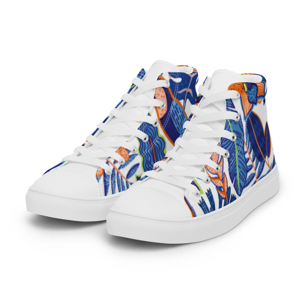 Women’s high top canvas shoes