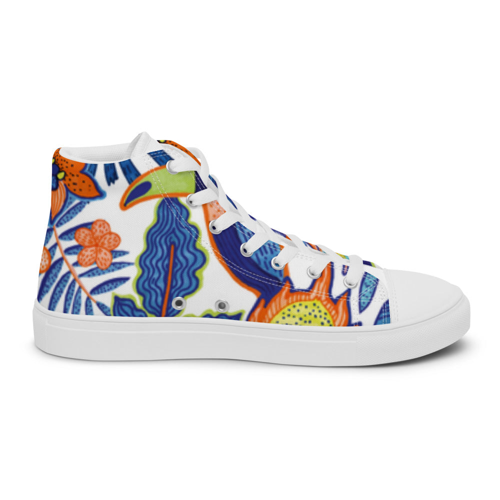 Women’s high top canvas shoes