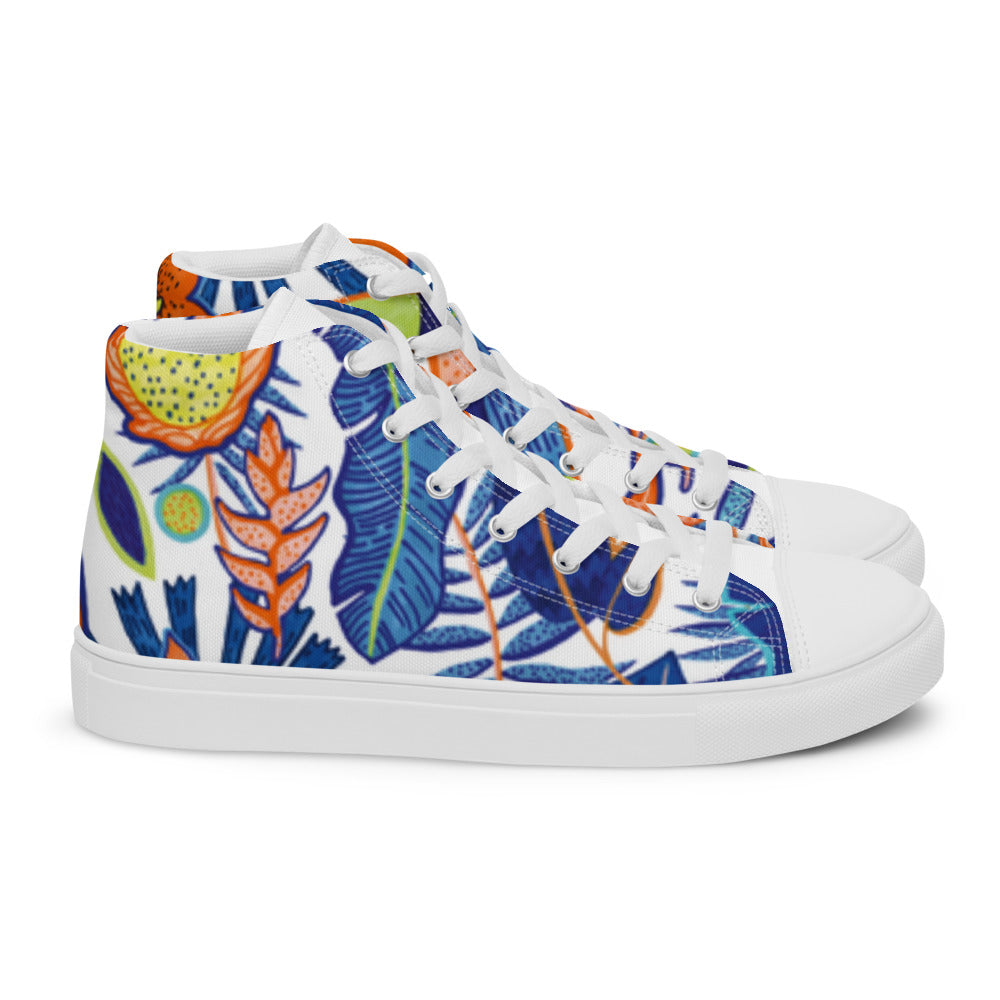 Women’s high top canvas shoes