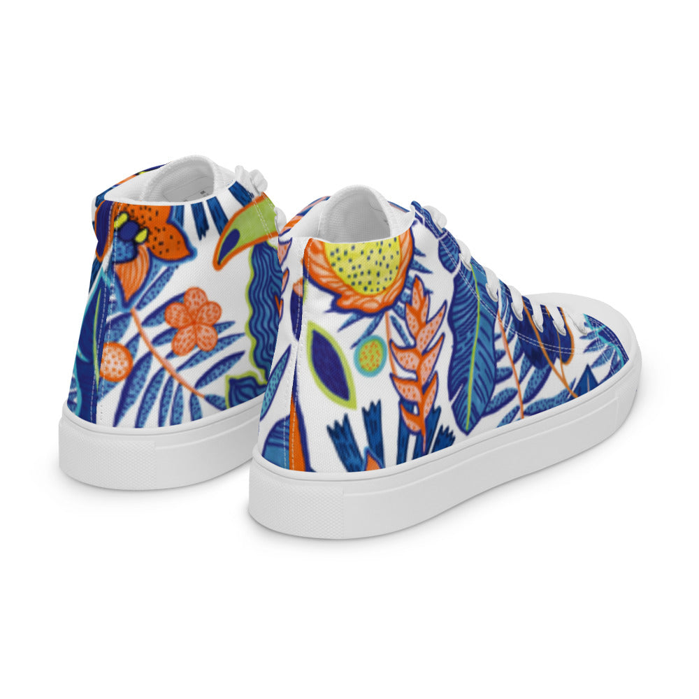 Women’s high top canvas shoes